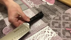 Обзор ножа TEFAL Ice Force Сантоку.