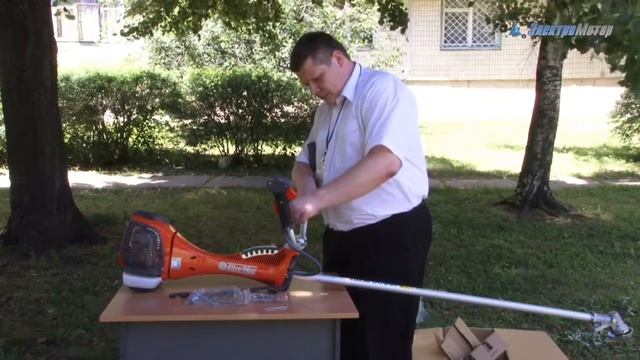 Сборка мотокосы Олеомак