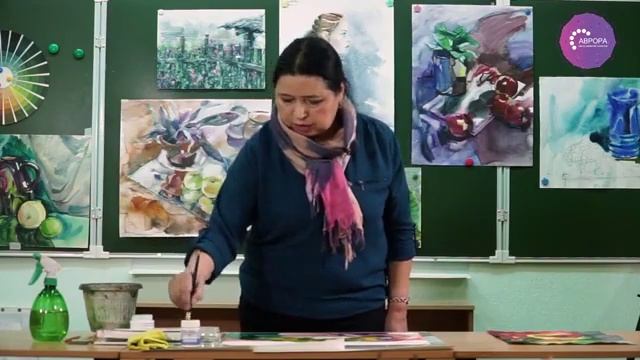 Мастер - класс по живописи "Рисование натюрморта по сырому"