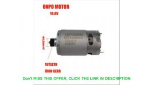 Deal GSR10.8V-LI 16-Teeth Motor HC683LG 1607022542 For 3601J92000 Electric Screwdriver Tool Access