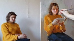 Как написать портрет. Живопись маслом.