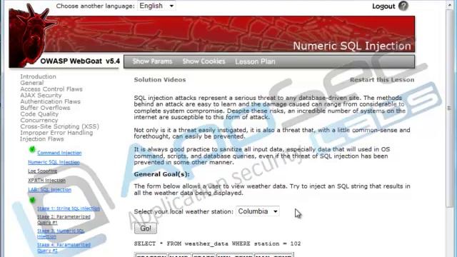 Java Secure Coding: Input Validation 2 3 SQL Injection