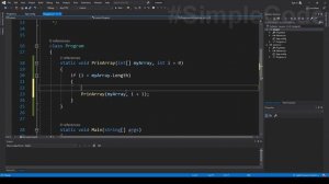 Рекурсивный вывод массива C# _ СИ ШАРП ДОМАШНИЕ ЗАДАНИЯ # 15 (1080p)