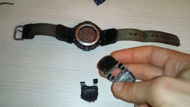 Как отремонтировать "Кожаный" ремешок часов CASIO SGW-100B смотреть онлайн