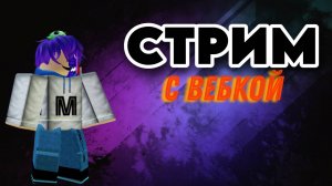 СТРИМ С ВЕБКОЙ!!!