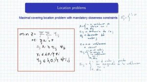 GD: Maximal covering location problem with mandatory closeness constraints V3