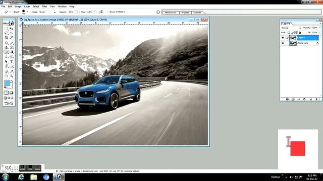 Photoshop 0.7 tutorial||colour splash effect||Pixel art смотреть онлайн