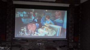 #проектор #экран #кино установка проектора и экрана -еще один вариант монтажа