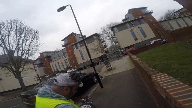 Cyclist crashes into man full video. WHY YOU COMING FAST !! смотреть онлайн