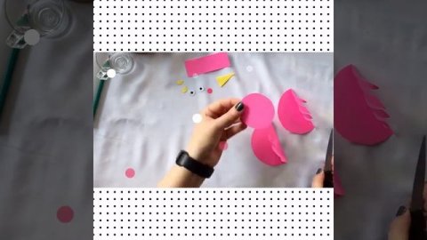 Мастер-класс «Птичка»#аппликация#поделкиизбумаги#детство#мастерскаярадости#лето