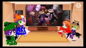 Afton Family react to FNAF 4 Tormentors, Funtimers and Weasel squad (The Bunny Squad)