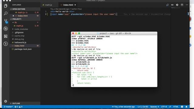 git 入门到精通：4.4 git差异比较(git diff) смотреть онлайн