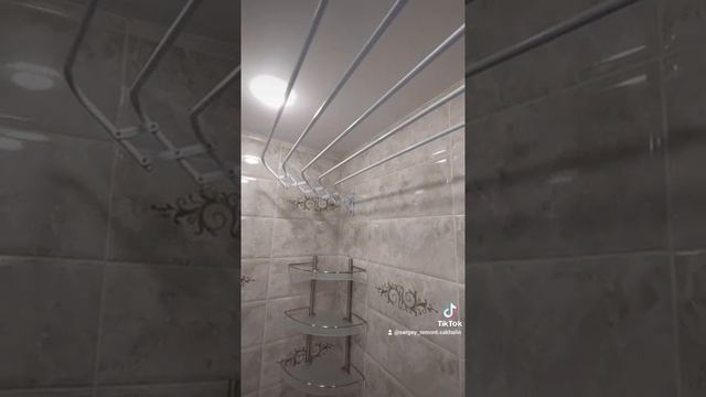 Стеклянная выдвижная шторка в ванной смотреть онлайн