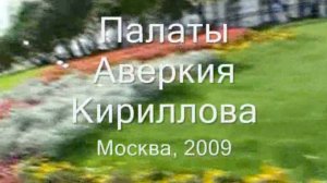 Палаты Аверкия Кириллова 2009 год