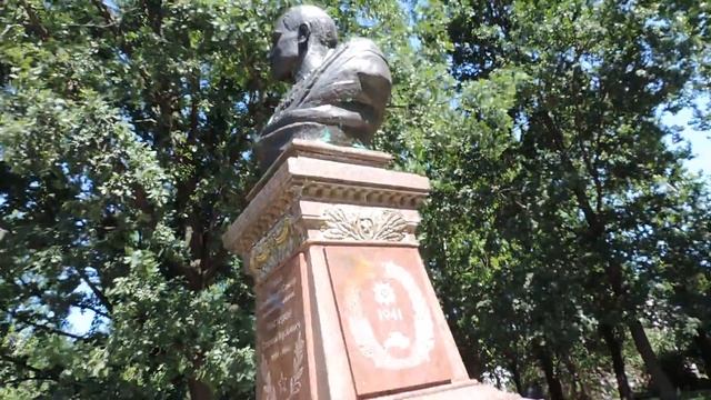 Нестеров. Памятник Нестерову Степану Кузьмичу. Калининградская область