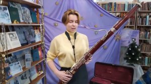Дария Тагирова о себе, учебе и фаготе.