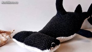 Амигуруми: схема Акула-молот. Игрушки вязаные крючком - Free crochet patterns.