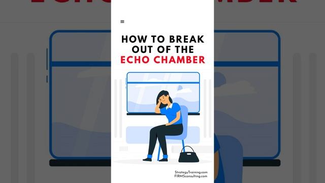 How to Break Out of the Echo Chamber #Shorts