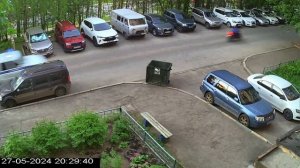 Погоня полиции за мотоциклистом в микрорайоне Верхние Печеры