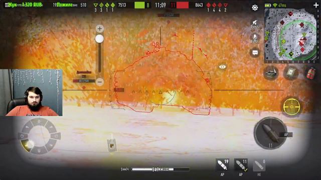 Т-54 М 1945 - ПРОДОЛЖАЕМ ФАРМИТЬ ТРЕТЬЮ ОТМЕТКУ НА ТАНК. TANK COMPANY MOBILE смотреть онлайн