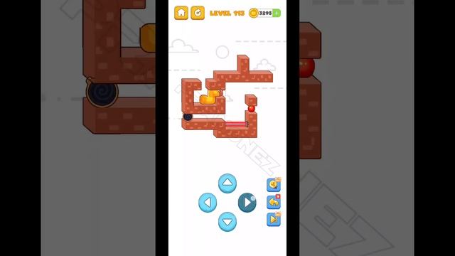 SNAKE APPLE - Level 113 | Help Snake toEat Apple | Gameplay | Walkthrough #shorts #short #shortvide