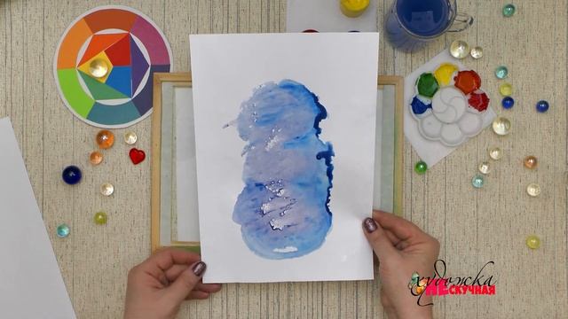 Цветоведение.1-ое занятие курса по рисованию Путешествие Снеговика.