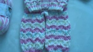 Детский костюмчик спицами из пряжи alize sekerim bebe