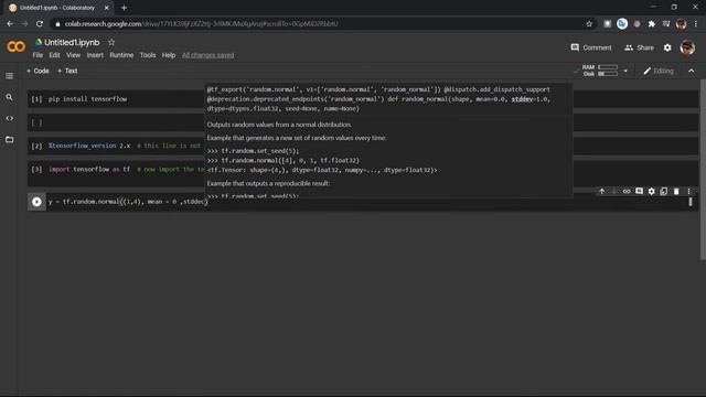Tensorflow Basics - How to create Standard Normal Distribution in Tensor flow Python