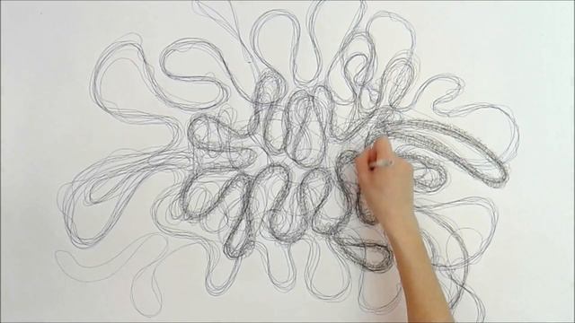 Абстрактное рисование на бумаге, abstract art on a paper смотреть онлайн