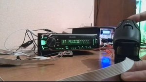 подрулевое управление и магнитола kenwood