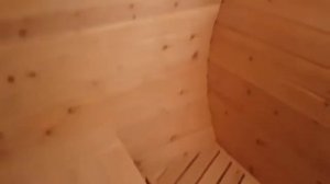 Овальная баня из сосны или кедра 4-5-6 метров