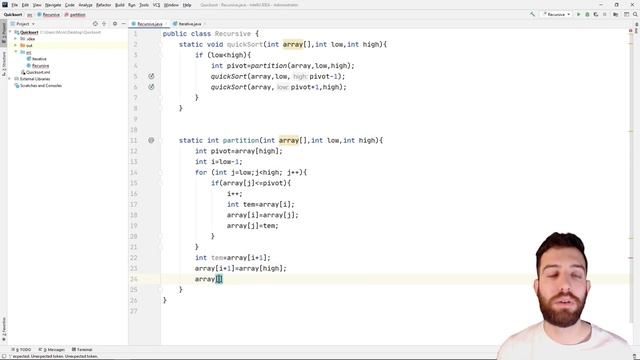 Java QuickSort Algorithm Tutorial