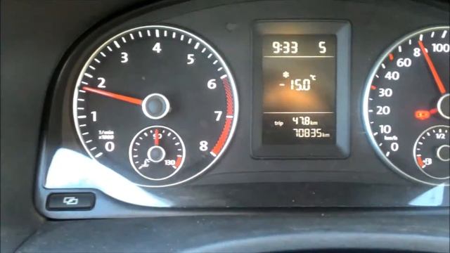 Volkswagen Caddy 1.2 TSI запуск двигателя в мороз смотреть онлайн