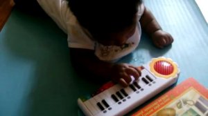 Ajani playing the piano