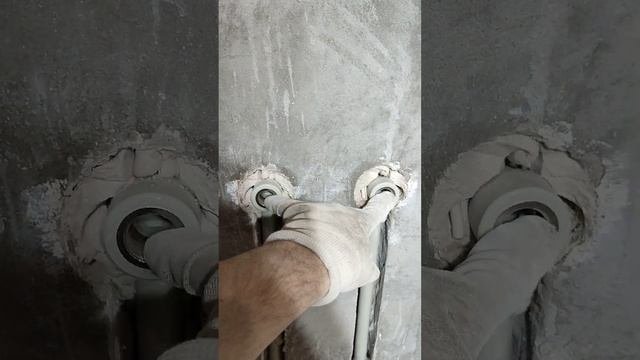 Выставляем выходы скрытого водопровода правильно!