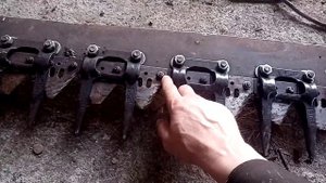 режущий аппарат самодельной сегментной косилки