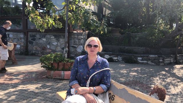 Турецкий завтрак над морем.🌴Trilye - лазурный берег Турции.