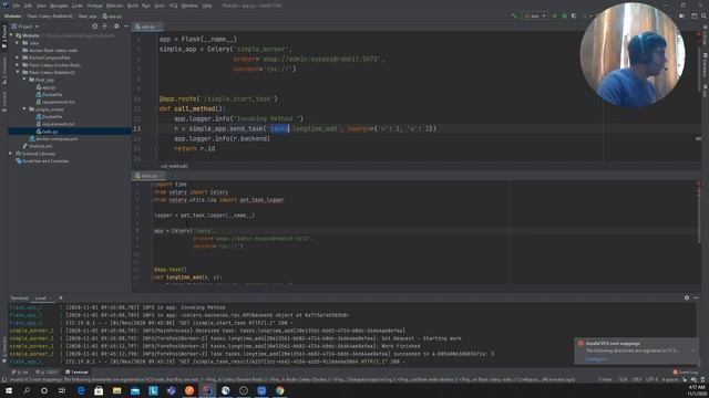 Getting started with Rabbit MQ + Flask + Celery + Docker with Python