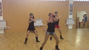 Соло танго, учебная связка.