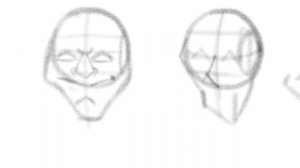 sketch goblin heads