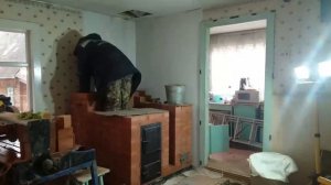 Красивая печь на дачу из кирпича