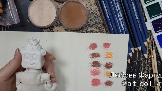Как сделать фарфоровую куклу.