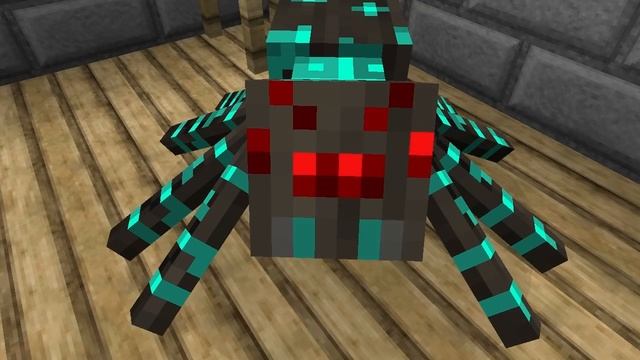 КАК СКРАФТИТЬ АЛМАЗНУЮ БРОНЮ ДЛЯ ПАУКА В МАЙНКРАФТ | КАК ПОЛУЧИТЬ СЕКРЕТНЫЕ ДОСПЕХИ В MINECRAFT смотреть онлайн