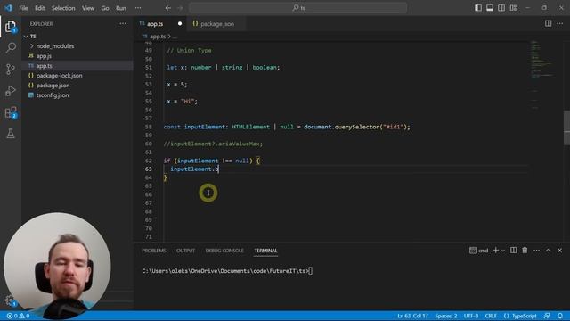 Union Type - Fast And Easy Typescript Tutorial For Beginners #typescript