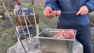 Шашлык из барашка| антрекот барана на углях| Шашлык из корейки барана