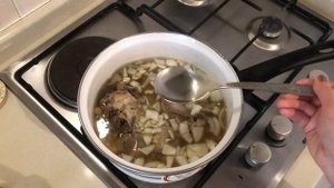 Суп из нута с мясом