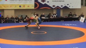 Финал 65 кг. Первенство России по вольной борьбе до 18 лет 2023 год