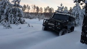 Выезд на УАЗЕ по снегу❄❄❄