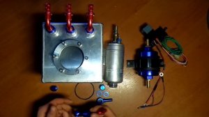 Обзор топливных  насосов bosch 044 и  Walbro GSL392  (установка)