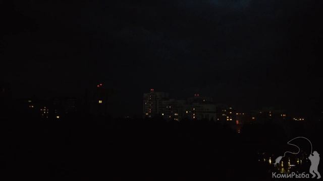 Гроза 24 июня 2021 года в Сыктывкаре, Республика Коми